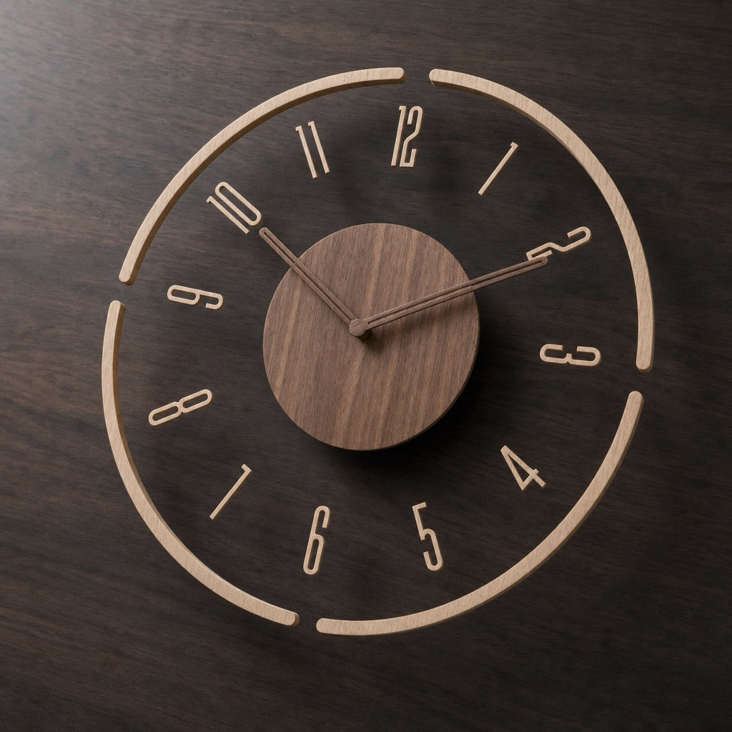 Minimalist Wall Clock Silent Movement