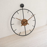 Open Frame Wall Clock Silent