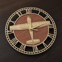 Modern Airplane Motif Wall Clock