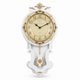 Vintage Wooden Wall Clock Silent Pendulum