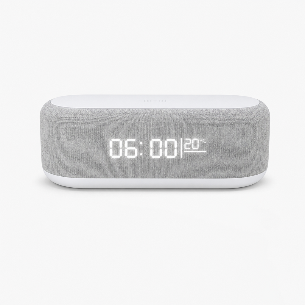 Alarm Clock Wireless Charging Digital Display
