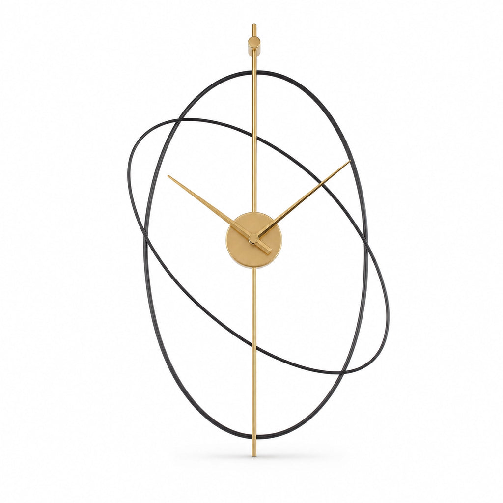 Modern Rings Design Wall Clock Silent