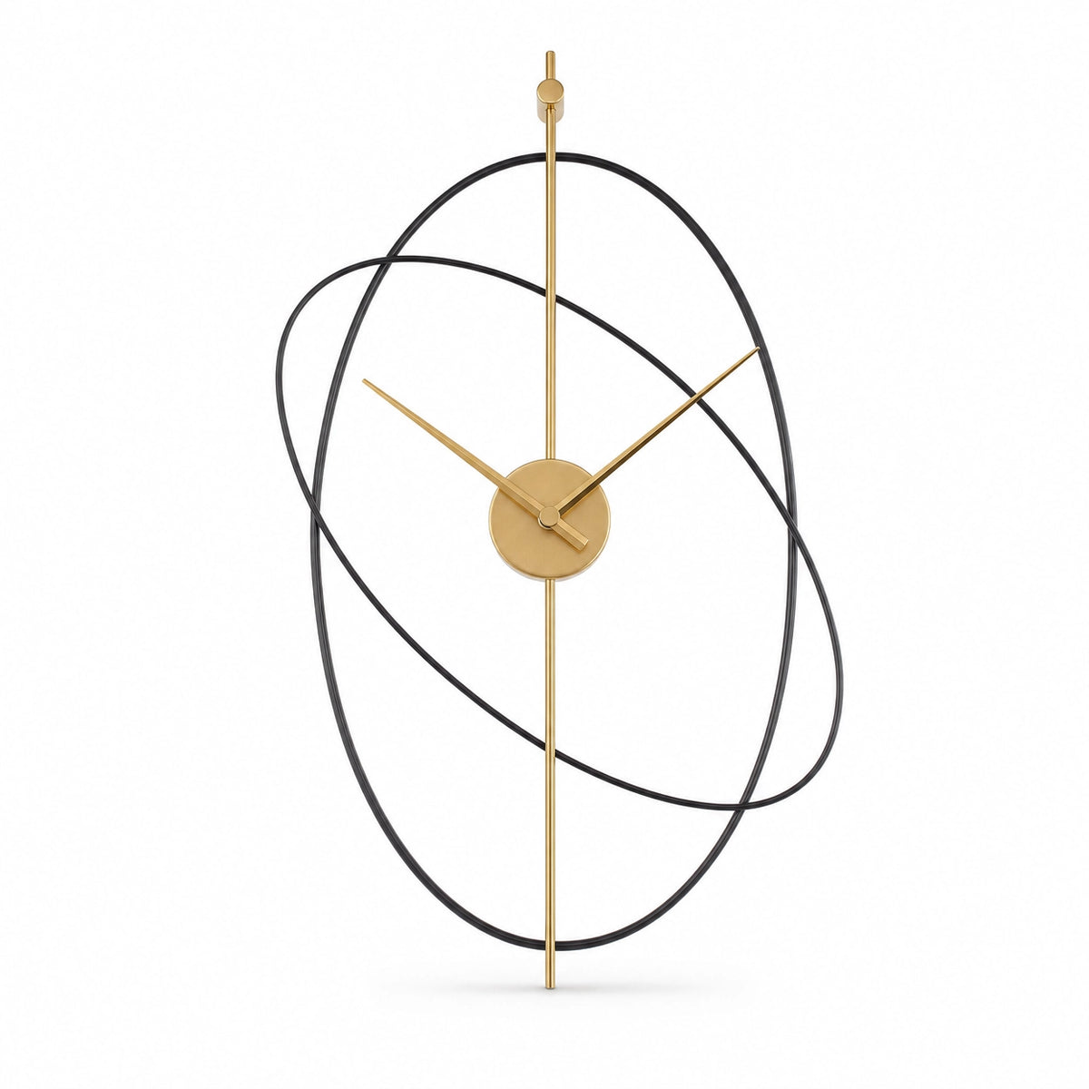 Modern Rings Design Wall Clock Silent