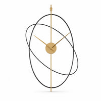Modern Rings Design Wall Clock Silent