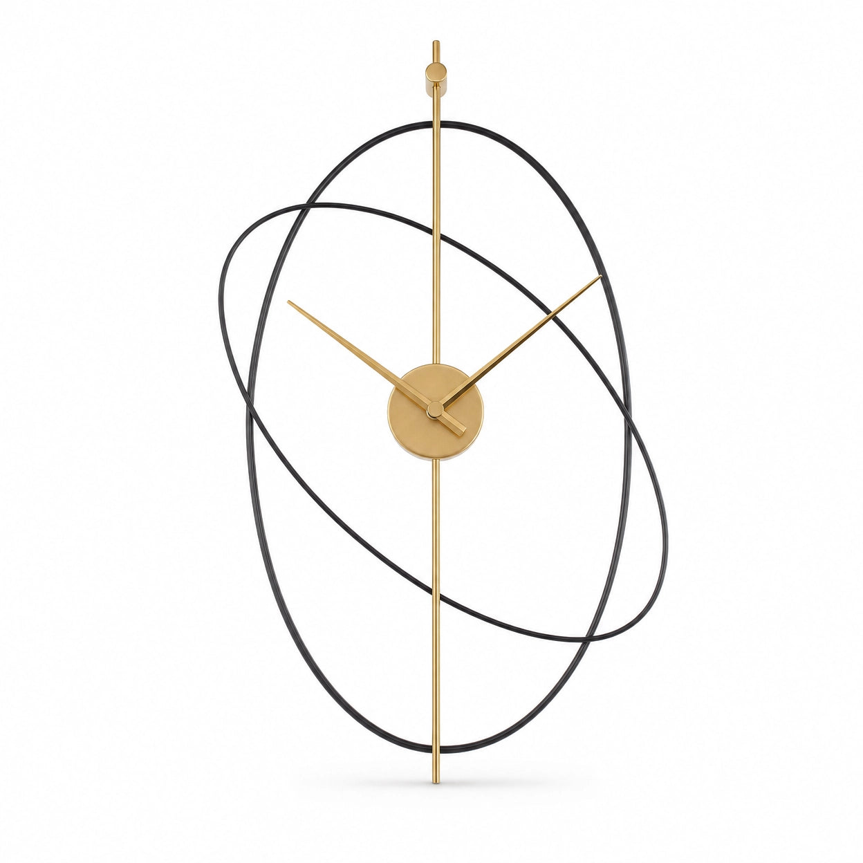 Modern Rings Design Wall Clock Silent