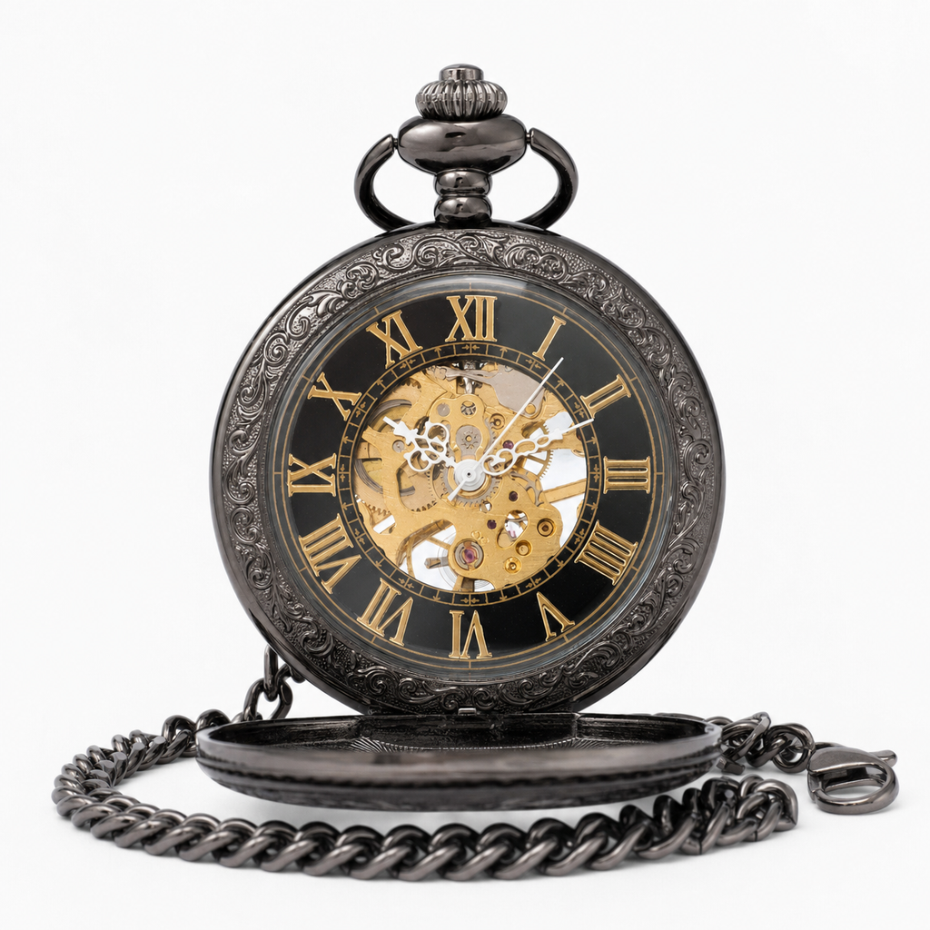 Vintage Pocket Watch Roman Numerals