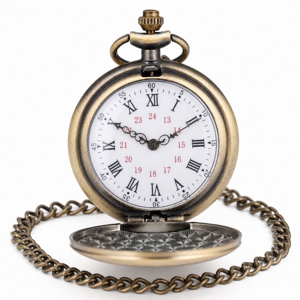Vintage Skeleton Pocket Watch Movement