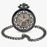 Skeleton Mechanical Pocket Watch