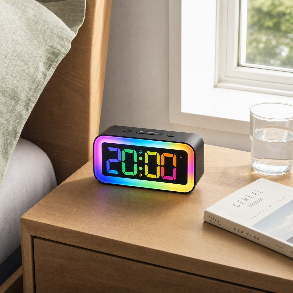 Sunrise Alarm Clock Colourful Display