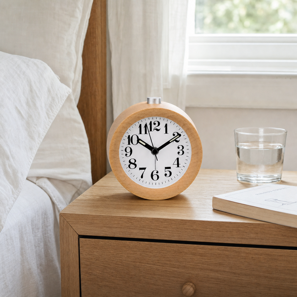 Minimalist Digital Alarm Clock Snooze