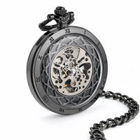 Skeleton Mechanical Pocket Watch