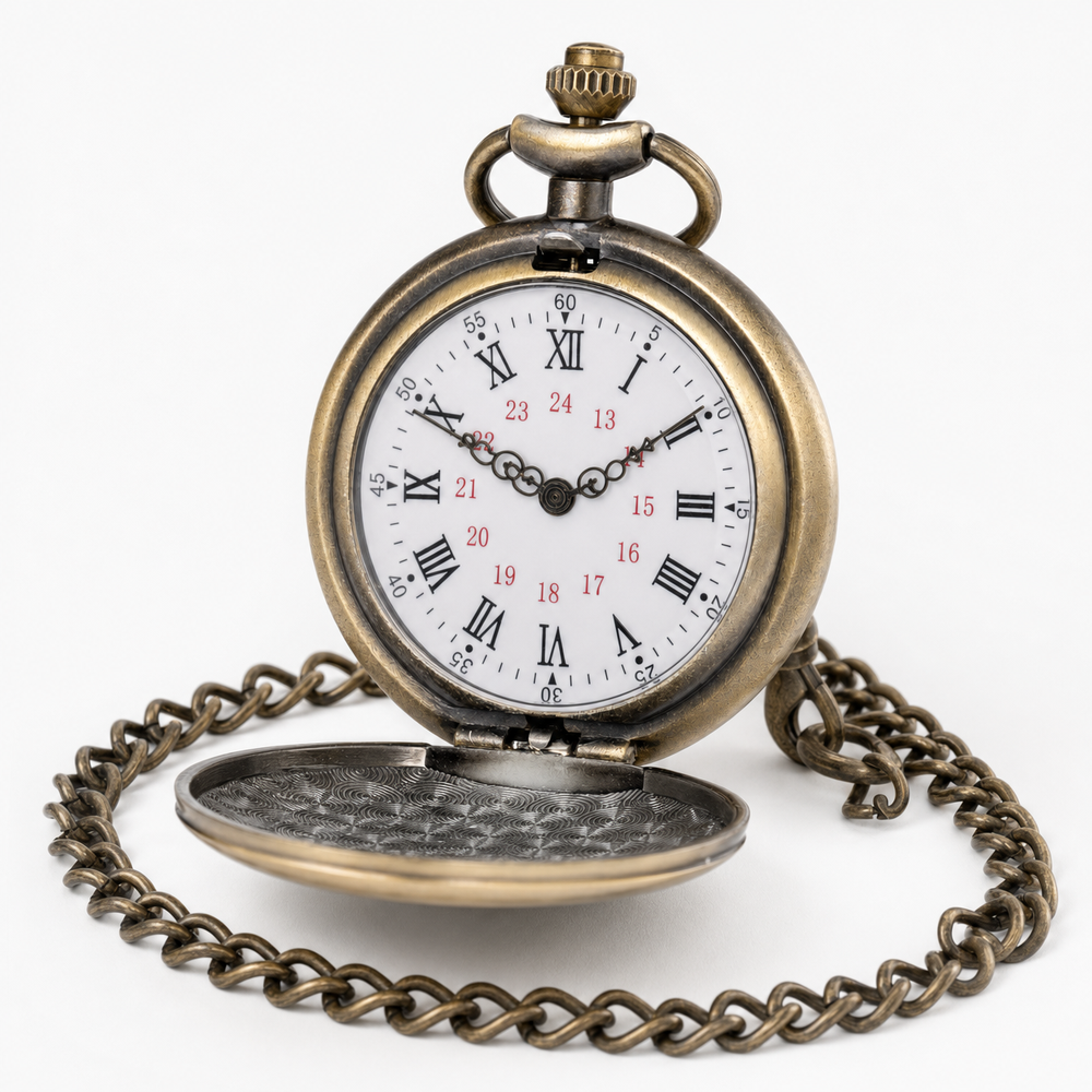 Vintage Skeleton Pocket Watch Movement