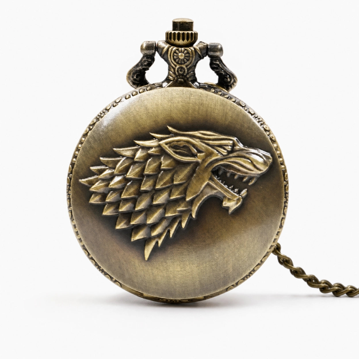 Vintage Engraved Pocket Watch For Men