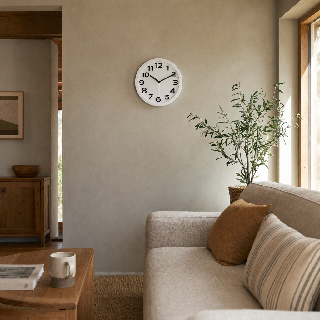 Minimalist Silent Wall Clock Easy Read