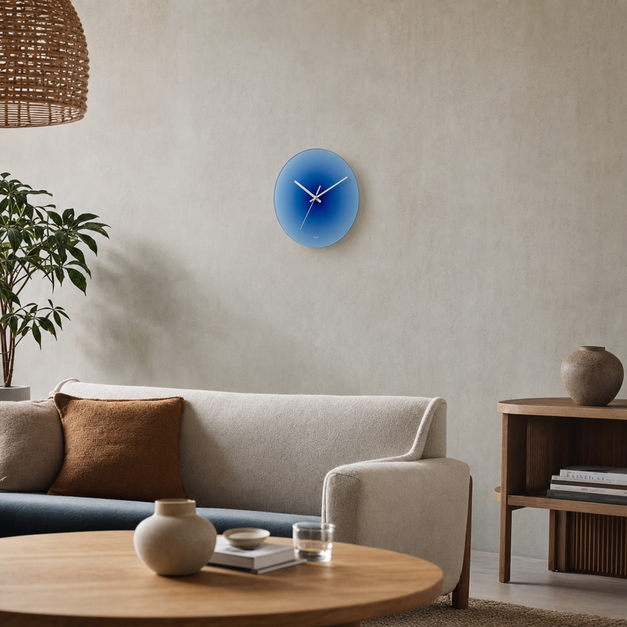 Minimalist Scandinavian Wall Clock Silent