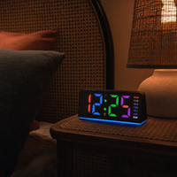 RGB Digital Alarm Clock Ambient Light