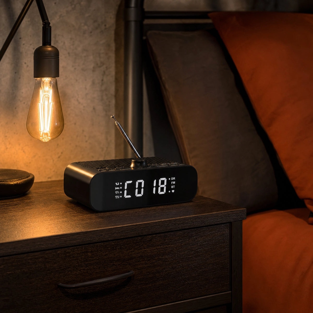 Alarm Clock Large Display Radio