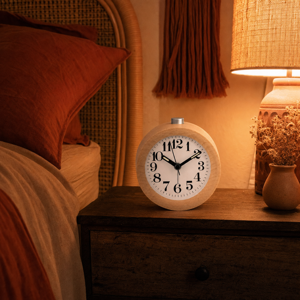 Minimalist Digital Alarm Clock Snooze