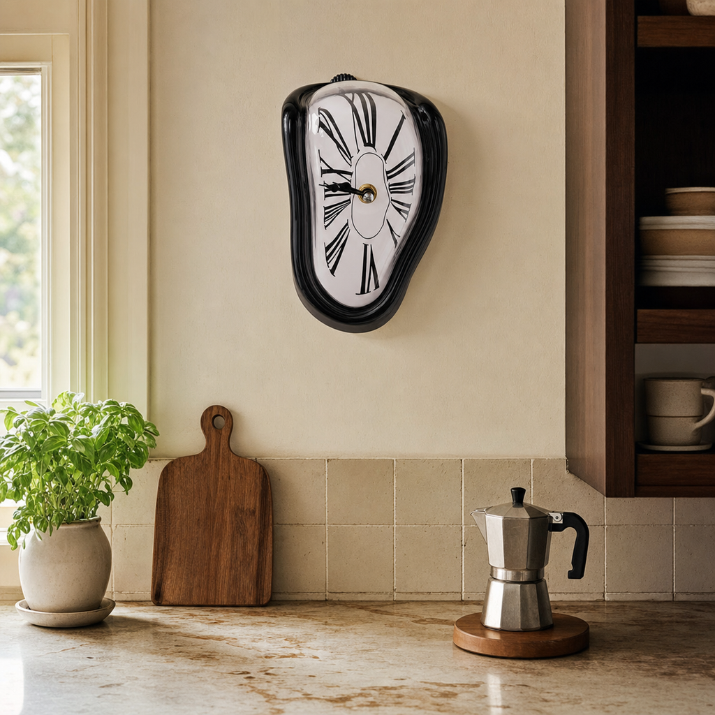 Surreal Dali Digital Clock