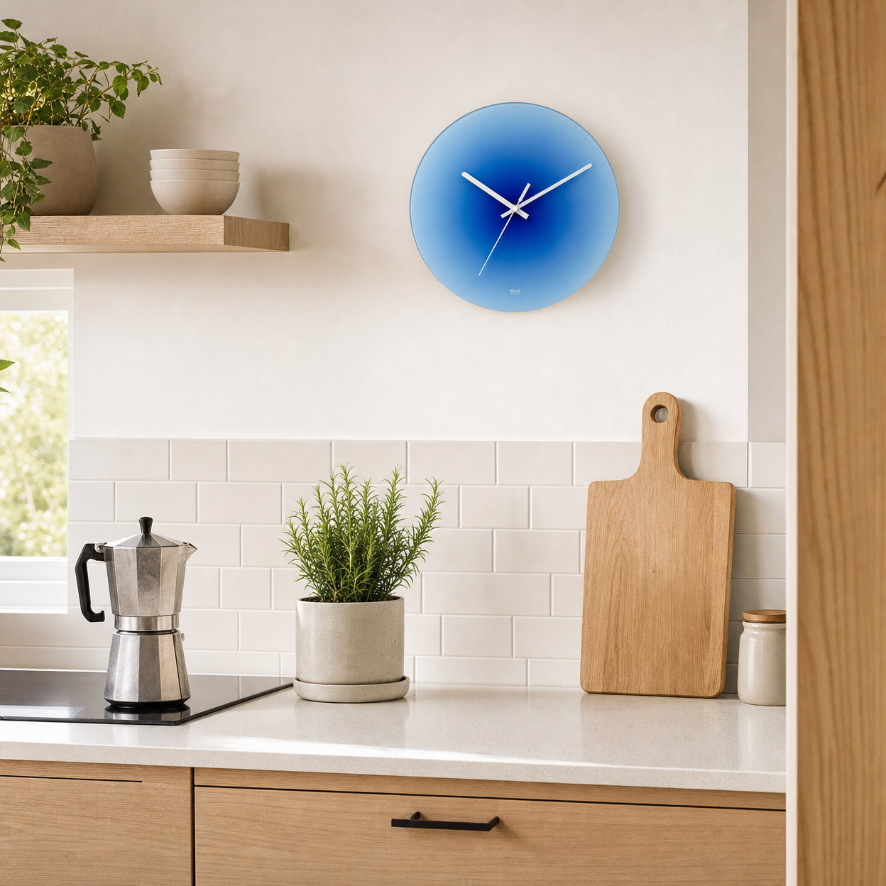 Minimalist Scandinavian Wall Clock Silent