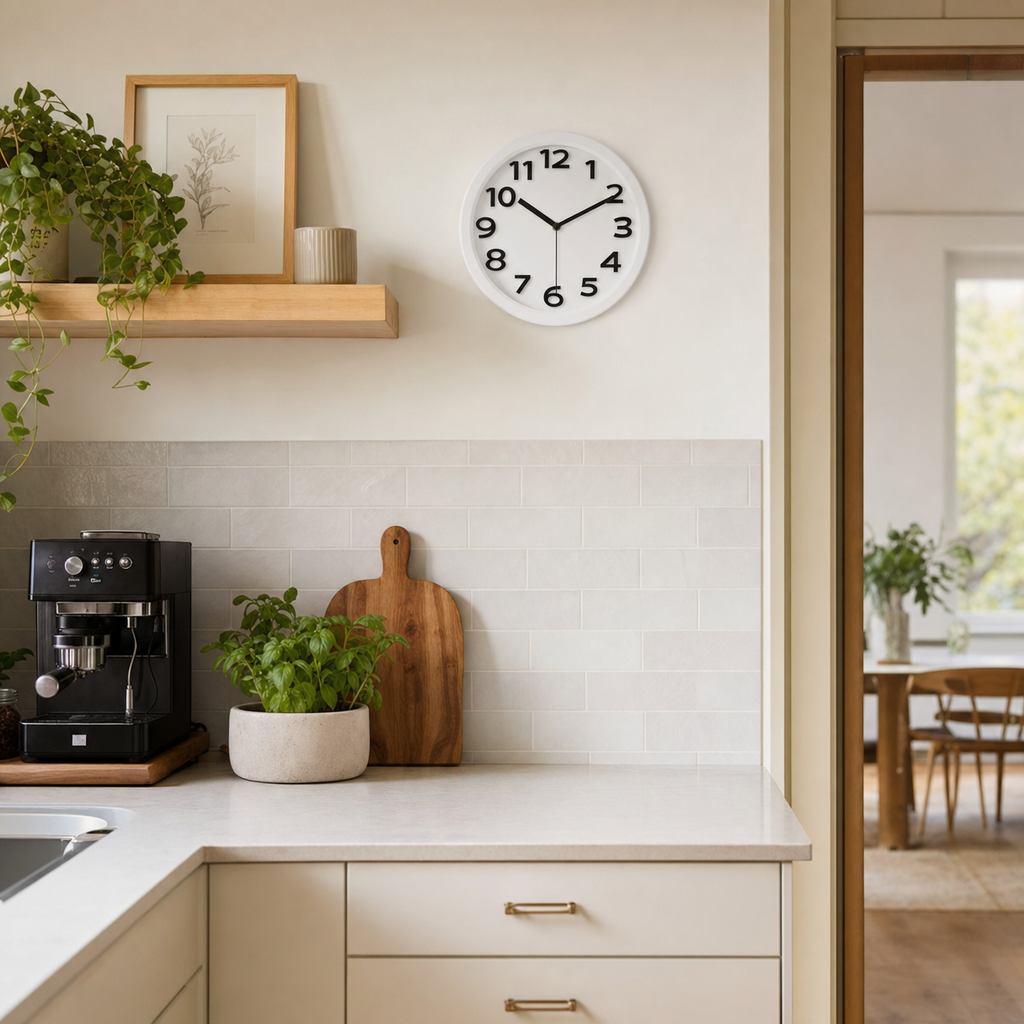 Minimalist Silent Wall Clock Easy Read
