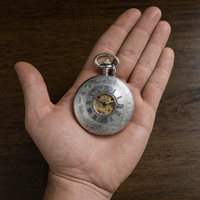 Half Hunter Mechanical Pocket Watch
