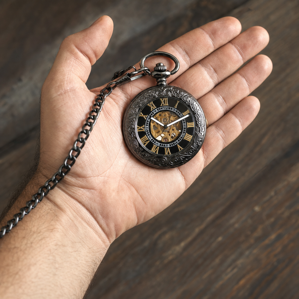 Vintage Automatic Pocket Watch For Men