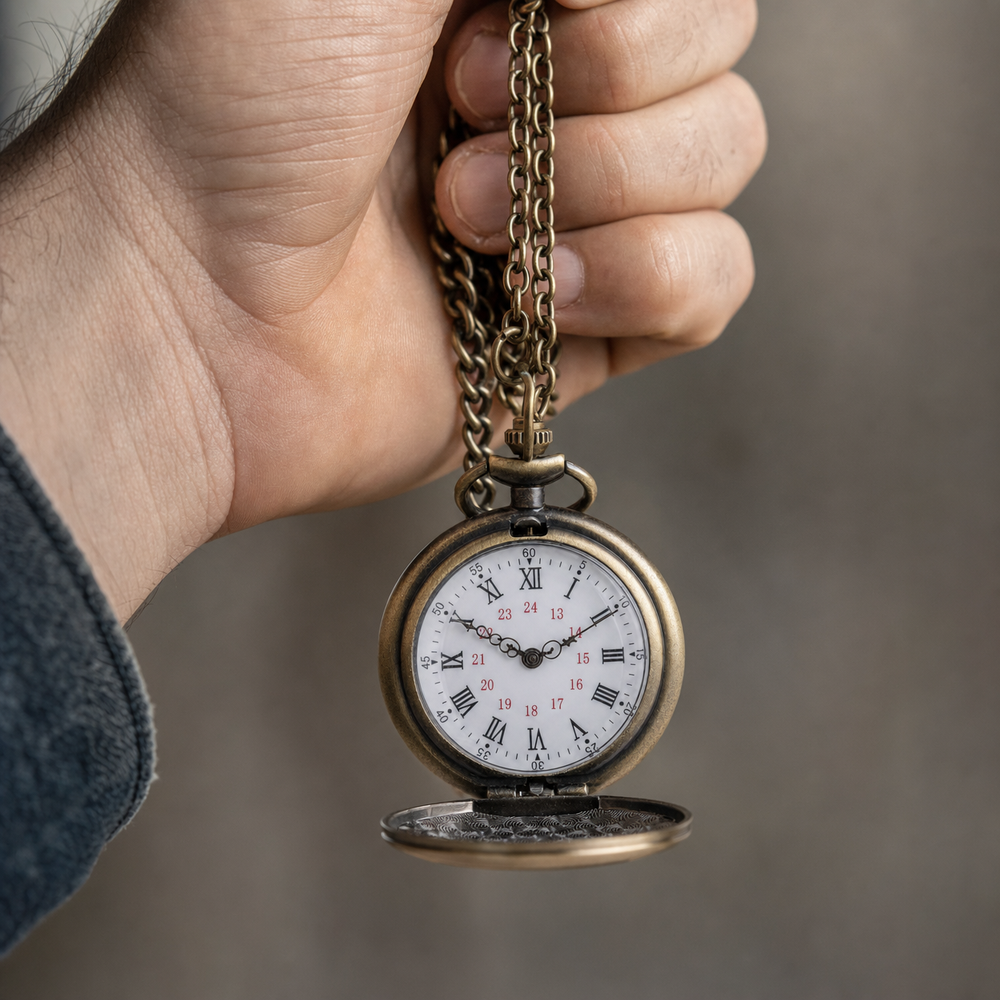 Vintage Skeleton Pocket Watch Movement