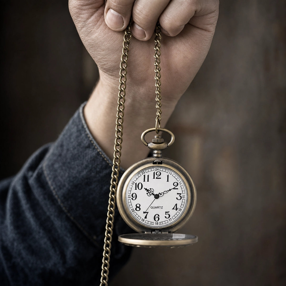 Skeleton Dragon Pocket Watch