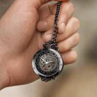 Skeleton Mechanical Pocket Watch