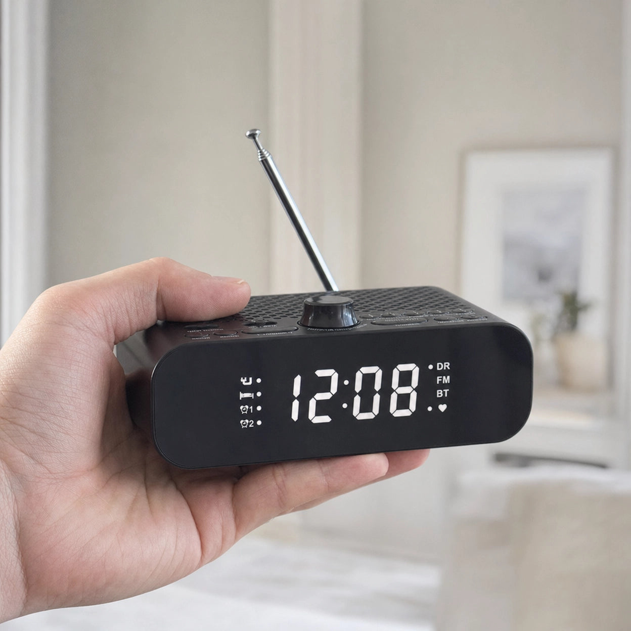 Alarm Clock Large Display Radio
