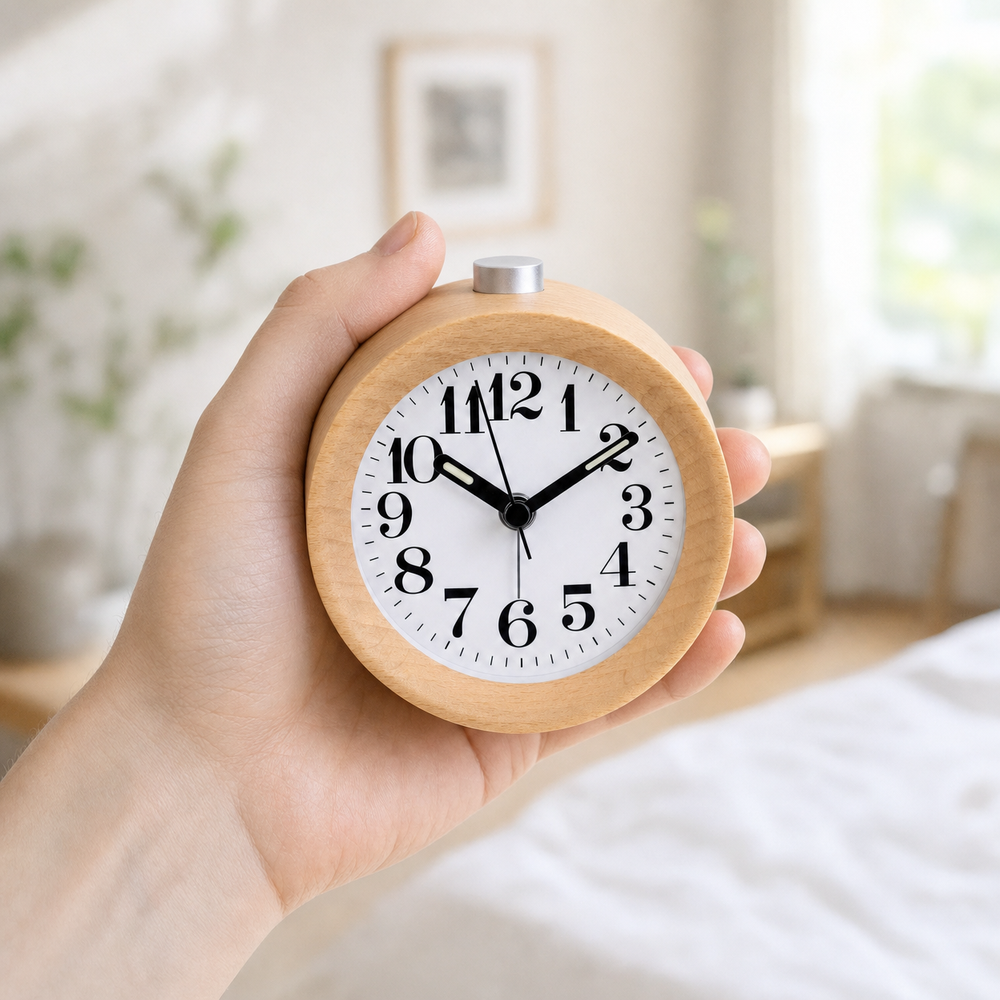 Minimalist Digital Alarm Clock Snooze