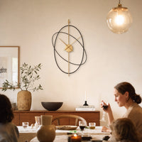 Modern Rings Design Wall Clock Silent