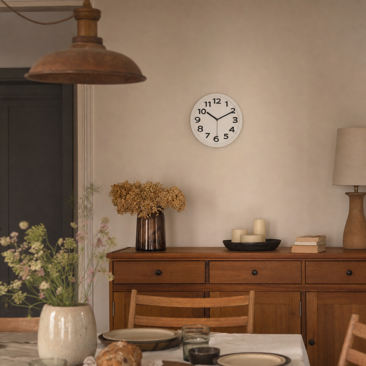 Minimalist Silent Wall Clock Easy Read