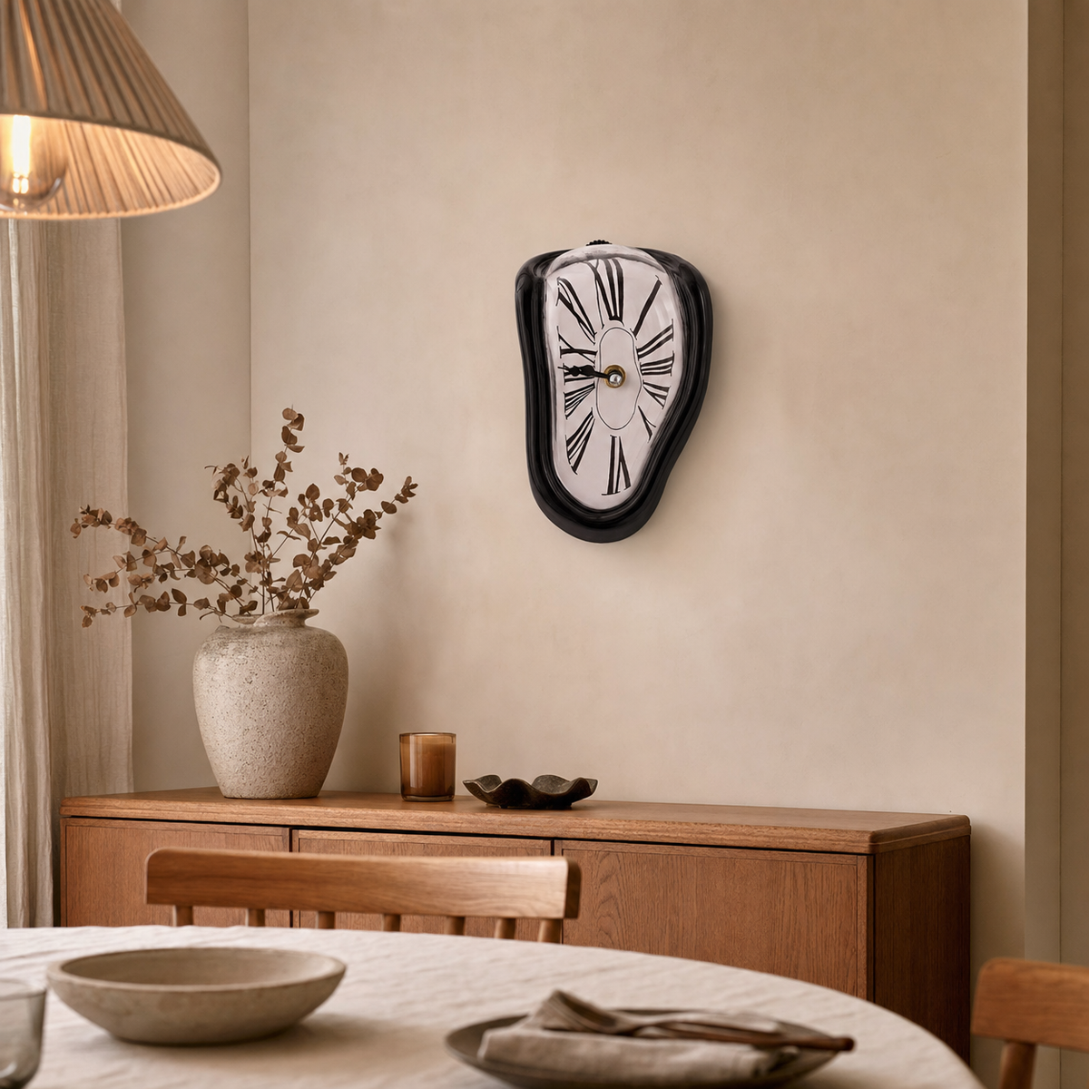 Surreal Dali Digital Clock