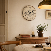Vintage French Kitchen Clock Silent