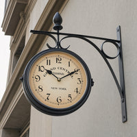 Industrial Station Wall Clock Roman Numerals