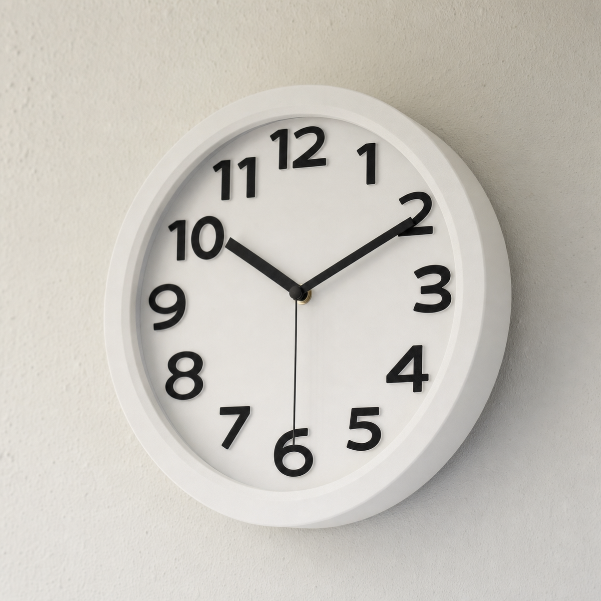 Minimalist Silent Wall Clock Easy Read