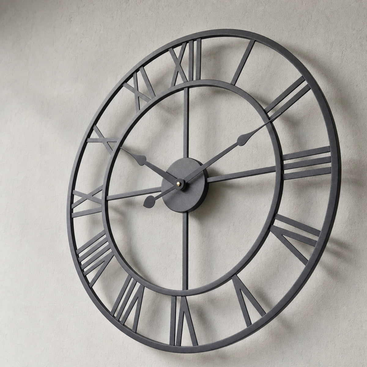 Large Skeleton Roman Wall Clock