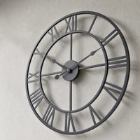 Large Skeleton Roman Wall Clock