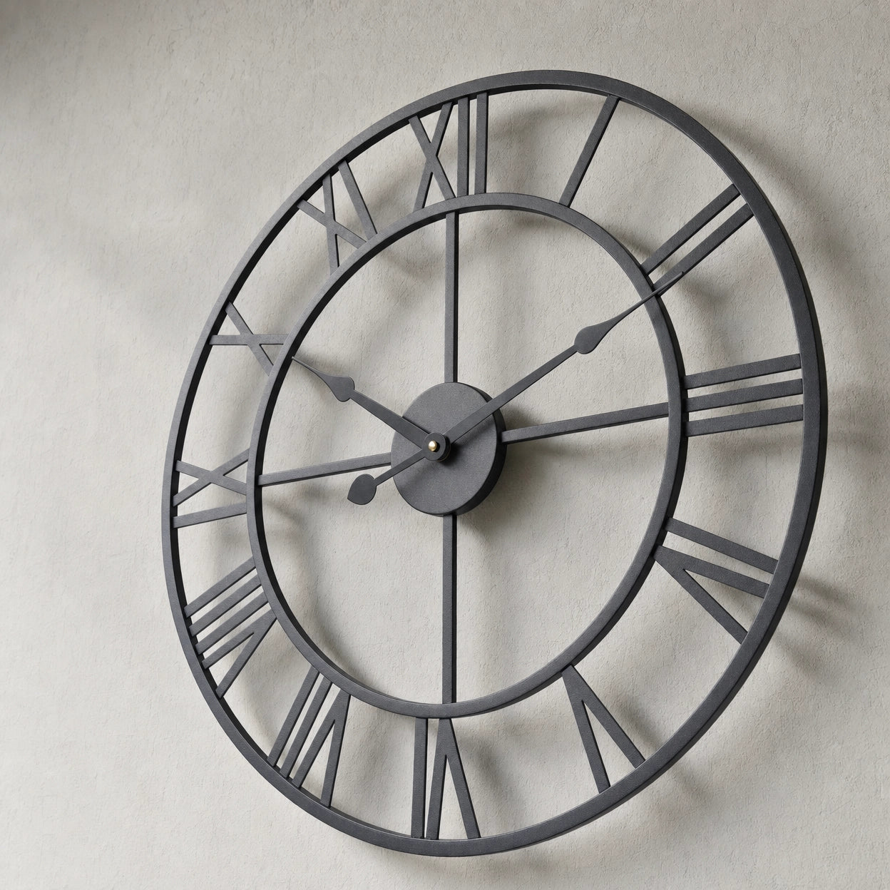 Large Skeleton Roman Wall Clock