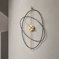 Modern Rings Design Wall Clock Silent