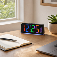 RGB Digital Alarm Clock Ambient Light