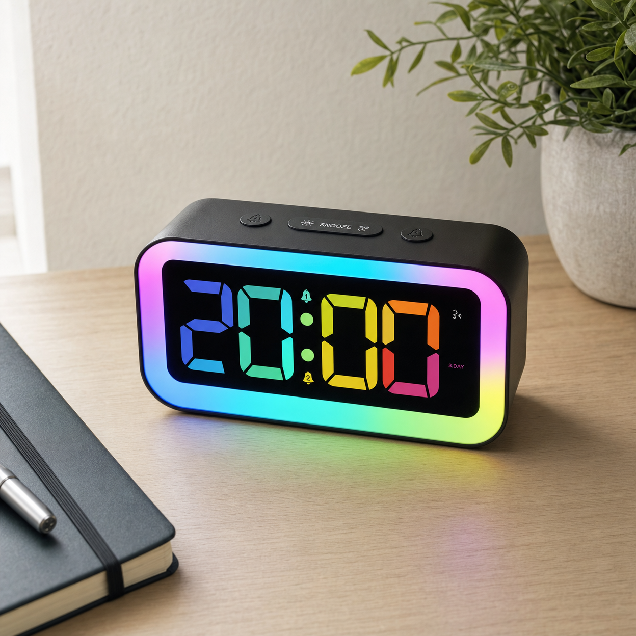 Sunrise Alarm Clock Colourful Display