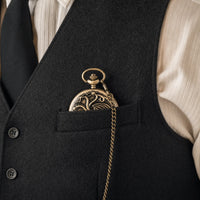 Skeleton Dragon Pocket Watch