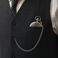 Pocket Watch Open Face Skeleton Dial