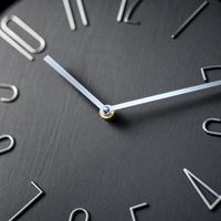 Wall Clock Modern Stylized Numbers