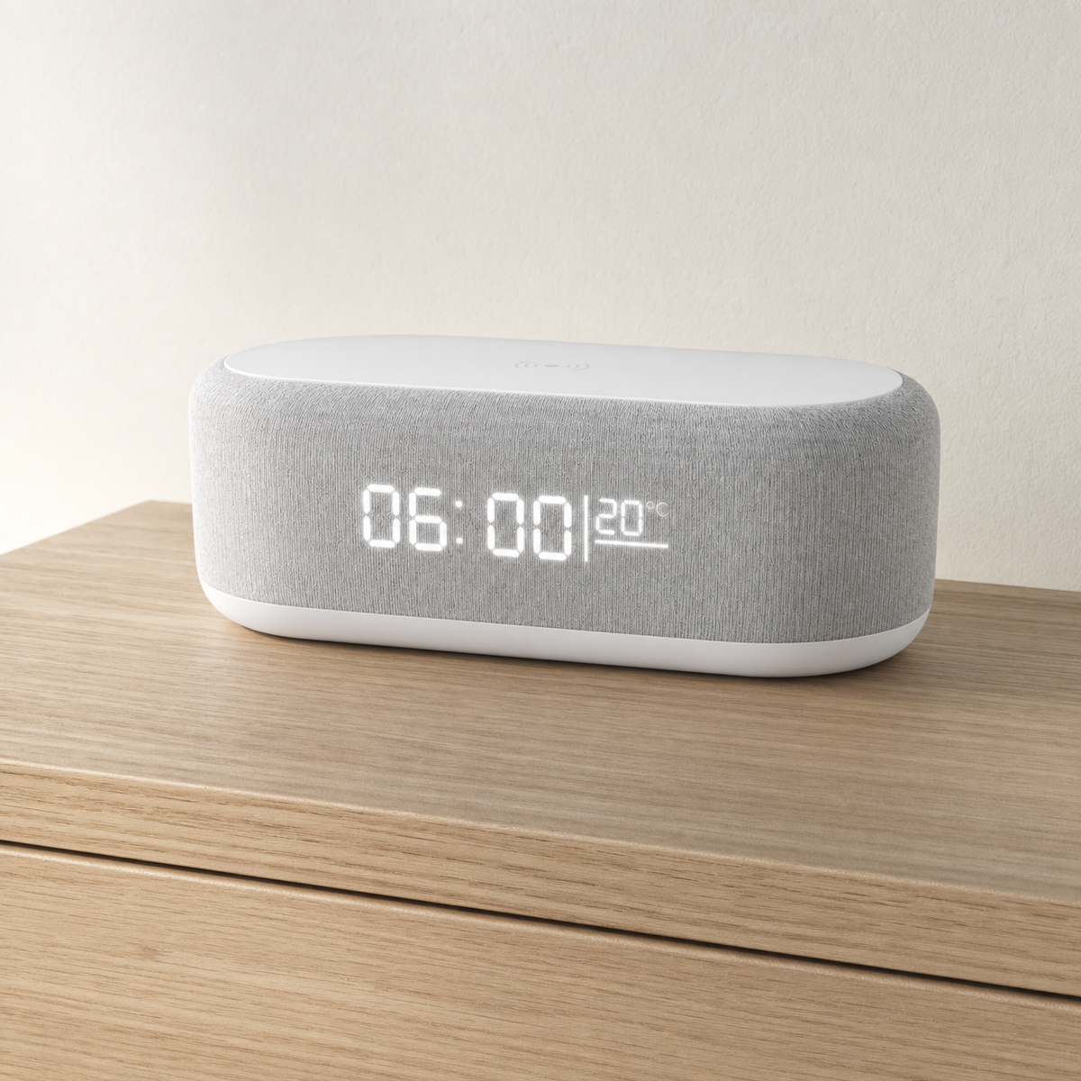 Alarm Clock Wireless Charging Digital Display