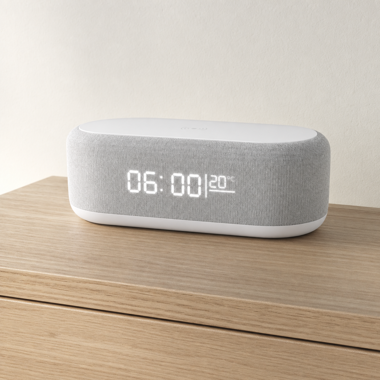 Alarm Clock Wireless Charging Digital Display