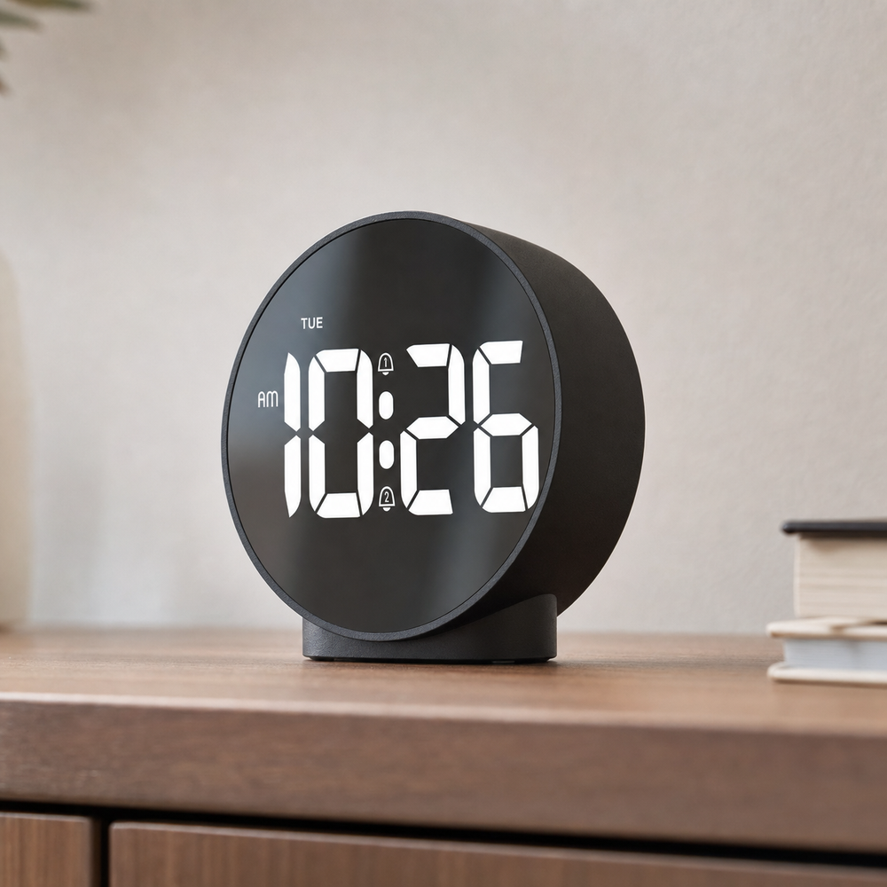 Alarm Clock Large Digital Display Snooze